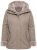Ulla Popken 850509 Chaqueta de pelo sintético Topo - Chaquetas - Chaquetas para mujer en tallas grandes