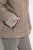 Ulla Popken 850509 Chaqueta de pelo sintético Topo - Chaquetas - Chaquetas para mujer en tallas grandes