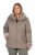 Ulla Popken 850509 Chaqueta de pelo sintético Topo - Chaquetas - Chaquetas para mujer en tallas grandes
