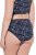Ulla Popken 850538 Bragas de flores de algodón orgánico pack de 2 Azul marino - Bragas - 