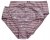 Ulla Popken 850538 Bragas de flores de algodón orgánico pack de 2 Marrón - Bragas - 