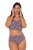 Ulla Popken 850538 Bragas de flores de algodón orgánico pack de 2 Marrón - Bragas - 
