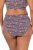 Ulla Popken 850538 Bragas de flores de algodón orgánico pack de 2 Marrón - Bragas - 