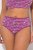 Ulla Popken 850538 Bragas de flores de algodón orgánico pack de 2 Violeta - Bragas - 