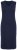 Ulla Popken 850725 Vestido de punto con cuello de pico Azul marino - Vestidos de punto - 
