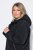 Ulla Popken 850774 Abrigo técnico Negro - Abrigos - Abrigos de talla grande
