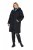 Ulla Popken 850774 Abrigo técnico Negro - Abrigos - Abrigos de talla grande