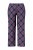 Ulla Popken 850864 Conjunto de pijama de 3 piezas de cuadros Violeta - Pijamas/ropa de estar en casa - 