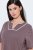 Ulla Popken 850903 Pijama de flores pack de 2 Marrón - Pijamas/ropa de estar en casa - 