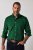 JP1880 850921 Camisa de pana de manga larga Verde bosque TALL - TALL camisas - Camisas TALL para hombre alto