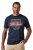 JP1880 850980 Camiseta con estampado de aspecto vintage Azul marino TALL - TALL camisas - Camisetas para hombres altos