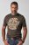 JP1880 851001 Rolling Stones Retro Logo Camiseta Avellana TALL - TALL camisas - Camisetas para hombres altos