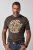 JP1880 851001 Rolling Stones Retro Logo Camiseta Avellana - Camisetas de bandas - Camisetas de bandas de música