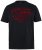 JP1880 851002 Camiseta con estampado en el pecho Negro TALL - TALL camisas - Camisetas para hombres altos