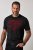 JP1880 851002 Camiseta con estampado en el pecho Negro TALL - TALL camisas - Camisetas para hombres altos