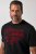 JP1880 851002 Camiseta con estampado en el pecho Negro TALL - TALL camisas - Camisetas para hombres altos