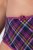 Ulla Popken 851070 Bragas de cuadros de algodón orgánico pack de 5 Violeta - Bragas - 