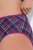 Ulla Popken 851070 Bragas de cuadros de algodón orgánico pack de 5 Violeta - Bragas - 