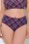 Ulla Popken 851070 Bragas de cuadros de algodón orgánico pack de 5 Violeta - Bragas - 
