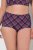 Ulla Popken 851071 Bragas de cuadros de algodón orgánico pack de 2 Violeta - Bragas - 