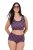 Ulla Popken 851071 Bragas de cuadros de algodón orgánico pack de 2 Violeta - Bragas - 