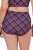 Ulla Popken 851071 Bragas de cuadros de algodón orgánico pack de 2 Violeta - Bragas - 