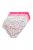 Ulla Popken 851140 Bragas de flores pack de 5 Rosa - Bragas - 