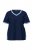 Ulla Popken 851245 Pijama de rayas Azul marino - Pijamas/ropa de estar en casa - 
