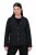 Ulla Popken 851341 Blazer elástico de raya diplomática Negro - Blazers - Blazers en tallas grandes para mujer