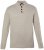 JP1880 851436 Jersey de punto con cuello abotonado Marrón nuez TALL - TALL sudaderas - Sudaderas TALL para hombre alto