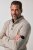 JP1880 851436 Jersey de punto con cuello abotonado Marrón nuez TALL - TALL sudaderas - Sudaderas TALL para hombre alto