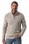 JP1880 851436 Jersey de punto con cuello abotonado Marrón nuez TALL - TALL sudaderas - Sudaderas TALL para hombre alto