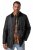 JP1880 851493 Chaqueta encerada con cuello de pana Negro - Chaquetas - Chaquetas Tallas Grandes 2XL-8XL
