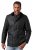 JP1880 851493 Chaqueta encerada con cuello de pana Negro - Chaquetas - Chaquetas Tallas Grandes 2XL-8XL