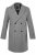 JP1880 851613 Cruzado Abrigo de lana Gris oscuro - Chaquetas - Chaquetas Tallas Grandes 2XL-8XL
