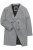 JP1880 851613 Cruzado Abrigo de lana Gris oscuro - Chaquetas - Chaquetas Tallas Grandes 2XL-8XL