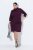 Ulla Popken 851664 Vestido de jersey con cuello alto Ciruela - Vestidos - Vestidos para todas las tallas