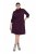 Ulla Popken 851664 Vestido de jersey con cuello alto Ciruela - Vestidos - Vestidos para todas las tallas