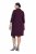 Ulla Popken 851664 Vestido de jersey con cuello alto Ciruela - Vestidos - Vestidos para todas las tallas
