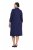 Ulla Popken 851664 Vestido de jersey evasé con bolsillos Azul marino - Vestidos - Vestidos para todas las tallas