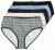 Ulla Popken 851687 Bragas con estampado pack de 5 Azul claro - Bragas - 