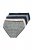 Ulla Popken 851687 Bragas con estampado pack de 5 Azul claro - Bragas - 
