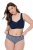Ulla Popken 851730 Bragas con estampado pack de 5 Azul claro - Bragas - 