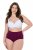 Ulla Popken 851736 Bragas de talle alto pack de 3 Negro - Bragas - 