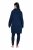 Ulla Popken 851749 Vestido de estar en casa de cuadros con capucha Azul marino - Pijamas/ropa de estar en casa - 