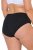 Ulla Popken 851752 Bragas de rayas pack de 5 Negro - Bragas - 