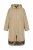 Ulla Popken 851764 Abrigo oversize con capucha desmontable Arena - Abrigos - Abrigos de talla grande