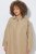Ulla Popken 851764 Abrigo oversize con capucha desmontable Arena - Abrigos - Abrigos de talla grande