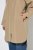 Ulla Popken 851764 Abrigo oversize con capucha desmontable Arena - Abrigos - Abrigos de talla grande