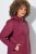 Ulla Popken 851777 Chaqueta acolchada HYPRAR con cuello alto Burdeos - Chaquetas - Chaquetas para mujer en tallas grandes